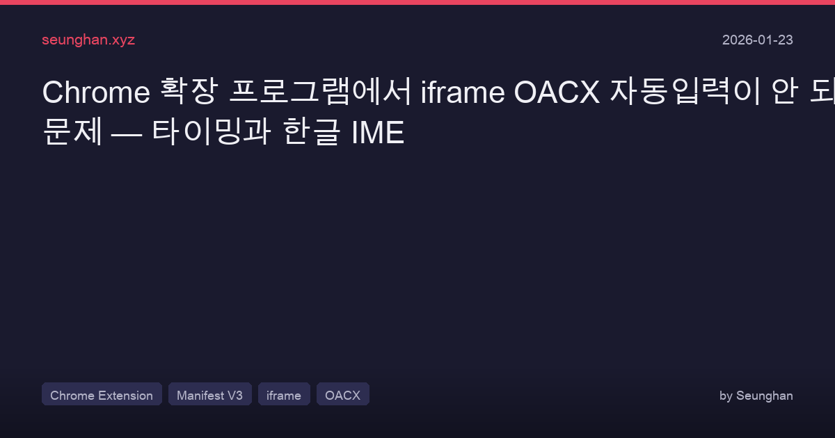 Chrome Extension Oacx Iframe Korean Ime Fix